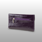 Billetera Sobre Morado Charol